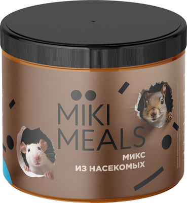 Лакомство для грызунов Mikimeals Смесь насекомых (50г)