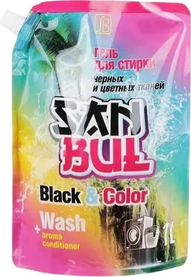 Гель для стирки Sanbul для черных и цветных тканей (1л)