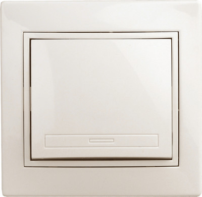 Выключатель INTRO Plano 1-101-02 / Б0053722 (слоновая кость)