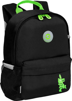 Детский рюкзак Grizzly RK-579-2 (черный/салатовый)