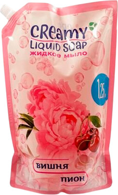 Мыло жидкое Creamy Вишня Пион (1.25л)