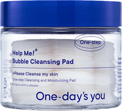 Пэд для лица One-day's you Help Me Bubble Cleansing Pad (60шт)