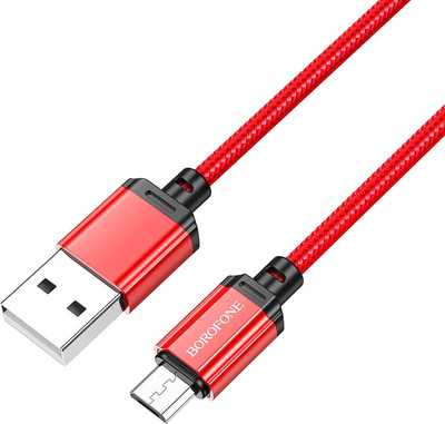 Кабель Borofone BX87 Micro (1м, красный)