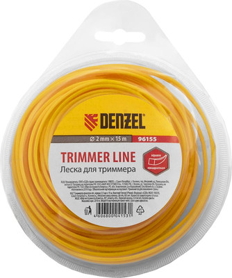 Леска для триммера Denzel 96155