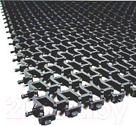 Коврик грязезащитный No Brand Пила 102x600 10мм (серый)