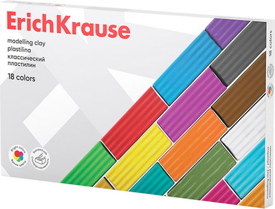 Пластилин Erich Krause Классический / 61318 (18цв)