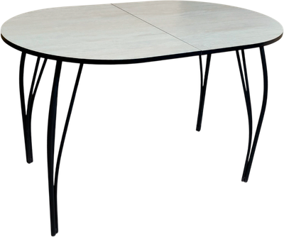 Обеденный стол СВД Юнио 110-140x70 / 055О.П17.МО (ледяное дерево/металлическая опора)