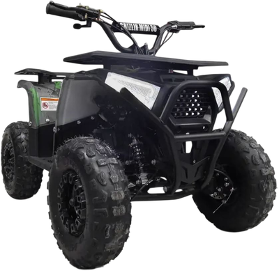 Квадроцикл Motax Grizlik Midi Ps Bw (черный/зеленый камуфляж)