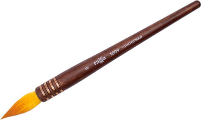 Кисть для рисования ГАММА Синтетика №8 / 1509008