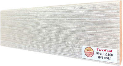 Плинтус Teckwood МДФ 80x10x2150 (дуб нобл)