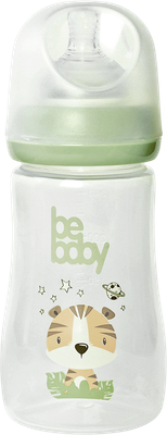 Бутылочка для кормления Be Baby Антиколиковая / R-07B/240 (240мл, зеленый)