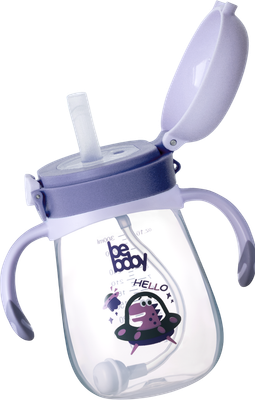 Поильник Be Baby R-01P (300мл, фиолетовый)