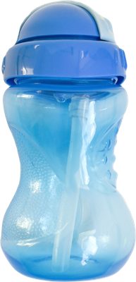 Поильник Be Baby С трубочкой / C-6 (300мл, синий)