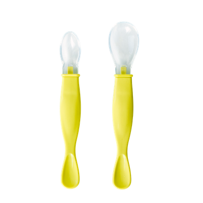 Набор столовых ложек для кормления Be Baby LM-9188 (2шт, желтый)