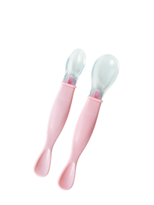 Набор столовых ложек для кормления Be Baby LM-9188 (2шт, розовый)