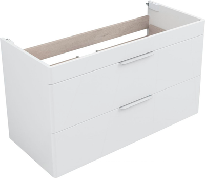 Тумба под умывальник Aquanet Ирис New 100 / 339280 (белый глянцевый)