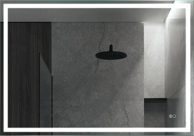 Зеркало Алмаз-Люкс Dallas 10070sh-6 (100x70см, с подсветкой, с сенсорной кнопкой и подогревом)