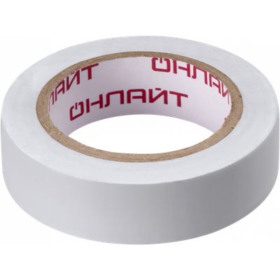 Изолента Онлайт OIT-B15-10/WH / 71673
