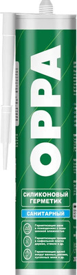 Герметик силиконовый OPPA HOCS260B (270г, белый)