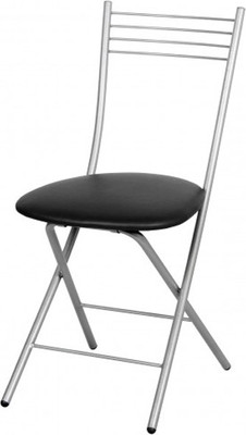 Стул СоюзРегионПоставка Сатурн СРП-084 (серый экокожа/экотекс 3001 черный)