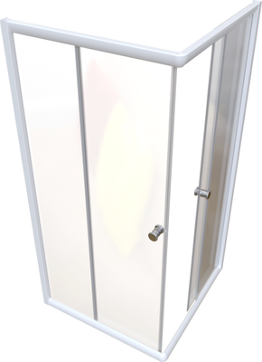 Душевой уголок Radomir 80 / 1-09-1-0-0-0070 (прозрачное стекло)