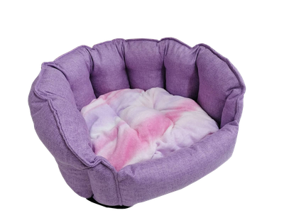 Лежанка для животных Happy Friends Ракушка Амелия - Амарант / stm 742