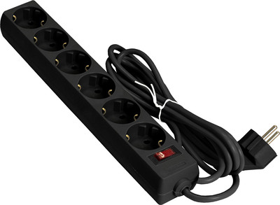 Сетевой фильтр ExeGate SP-6-1.8B / EX119391RUS (1.8м, 6 розеток, черный)