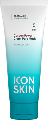 Маска для лица кремовая Icon Skin Carbon Power Clean Pore (75мл)