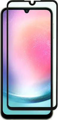 Защитное стекло для телефона Samsung 5D для Galaxy A15/A15/A24/A25/M34 / ZTG-5D-SAM-A24-BLK (черный)