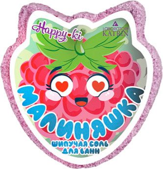 Бомбочка для ванны Лаборатория Катрин Малиняшка детская (90г)