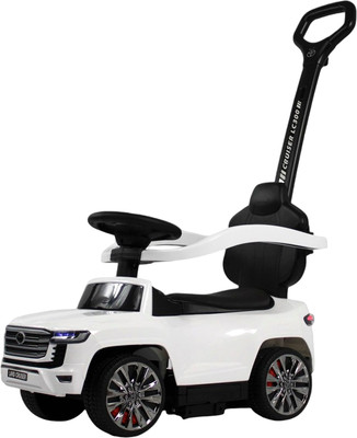 Каталка детская RiverToys Toyota Land Cruiser 300 / Z002ZZ-C (белый)