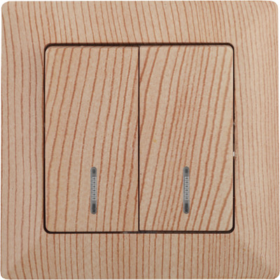 Выключатель INTRO Solo 4-105-11 / Б0053600 (сосна)