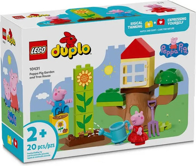 Конструктор Lego Duplo Свинка Пеппа Сад и домик на дереве 10431