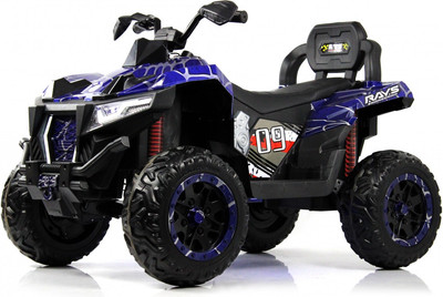 Детский квадроцикл RiverToys X999XX (синий спайдер)