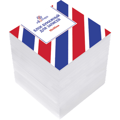 Блок для записей Attomex 2012407 (белый)