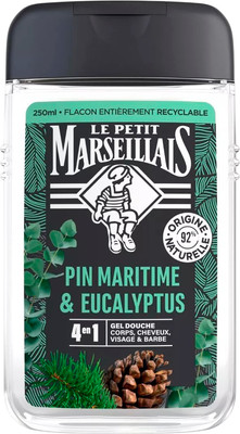 Гель для душа Le Petit Marseillais Приморская сосна и эвкалипт 4в1 (250мл)