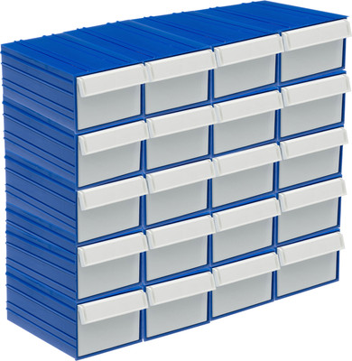 Набор лотков для инструмента Стелла-техник C-2-К20 (20шт, синий/белый)