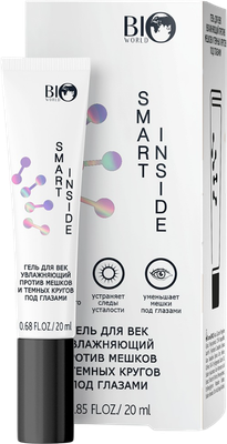 Гель для век Bio World Увлажняющий против мешков и темных кругов (20мл)