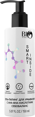 Гель для умывания Bio World С АНА-ВНА-кислотами себобаланс (150мл)