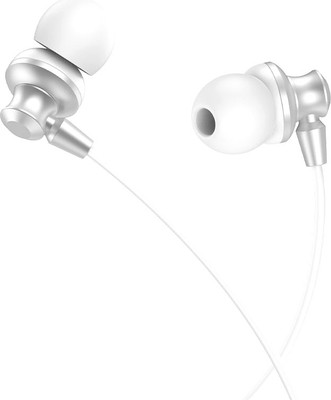Наушники Hoco M98 Delighted Metal Universal (серебристый)