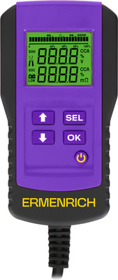 Тестер аккумуляторной батареи Ermenrich Zing AL45 / 83822 (фиолетовый)