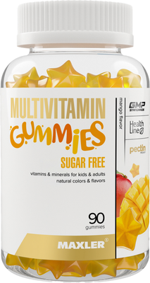 Витаминно-минеральный комплекс Maxler Мультивитамин гаммиз со вкусом манго (90 таблеток)