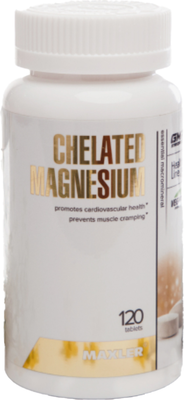 Минерал Maxler Chelated Magnesium 1000мг (120 таблеток)