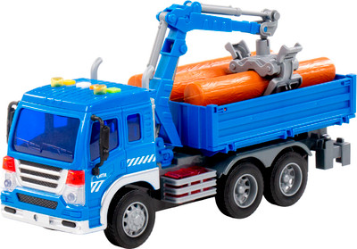 Лесовоз игрушечный Полесье Сити / 96012 (синий)