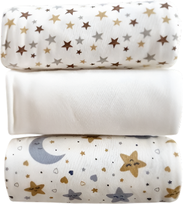 Набор пеленок детских Sofi 100x110 / 717 (3шт, футер)