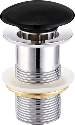 Донный клапан Roxen PD01B без перелива (черный)