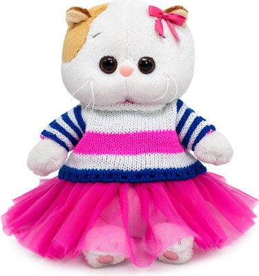 Мягкая игрушка Budi Basa Ли-Ли Baby в полосатом свитере и юбке / LB-143