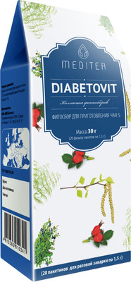 Чай пакетированный Meditea Фитосбор для приготовления чая 5 (20x1.5г)