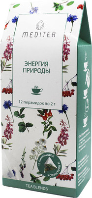 Чай пакетированный Meditea Энергия природы (12x2г)