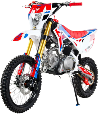 Мотоцикл Motax MX 140 17/14 (черный/белый/красный)